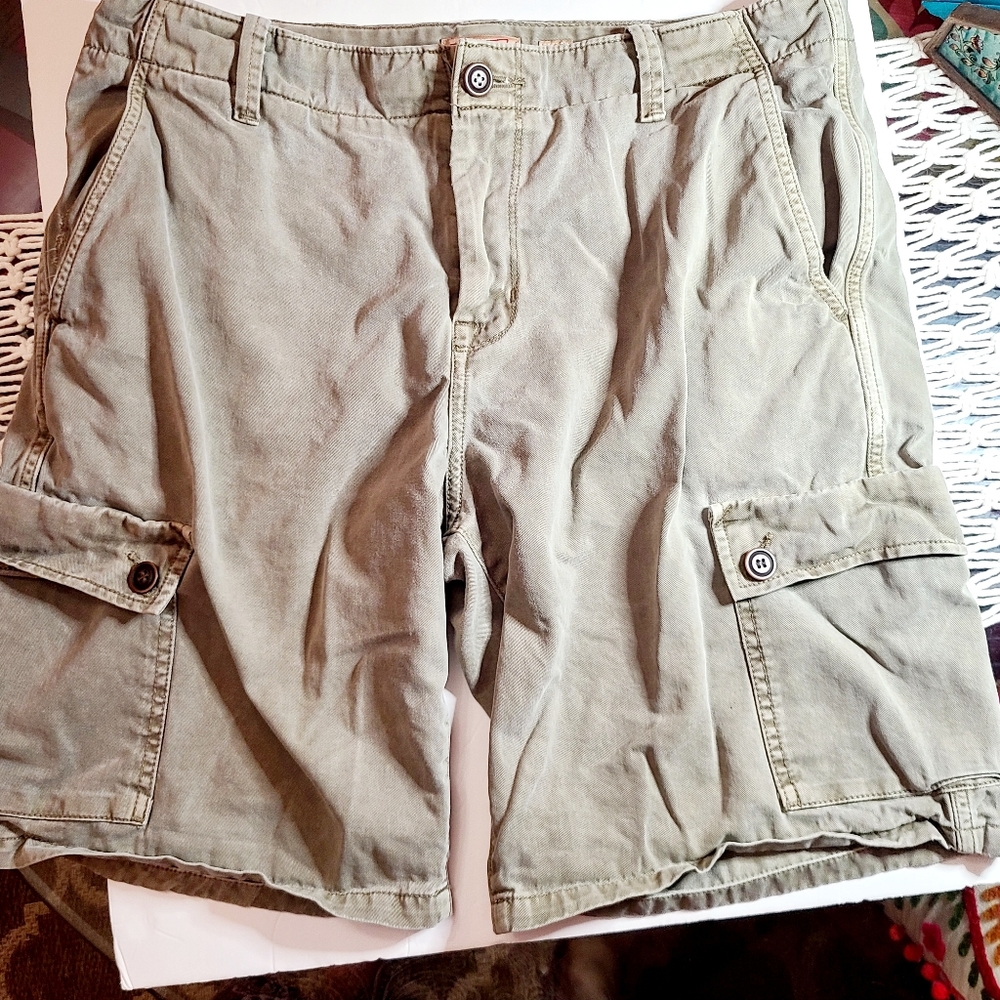 Lucky Brand Olive Green Cargo Shorts
